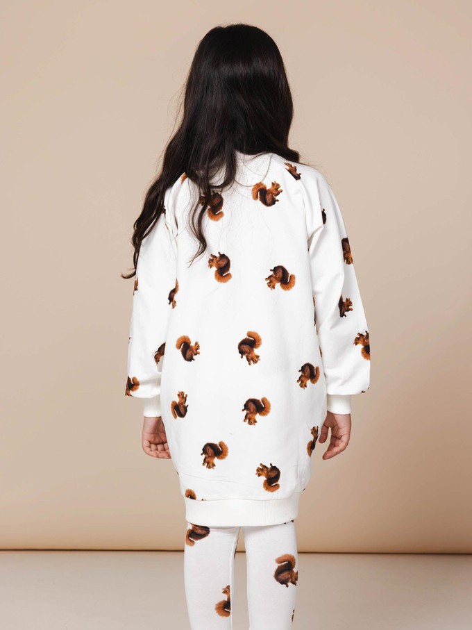 Squirrels Sweater Dress Kinderen from SNURK