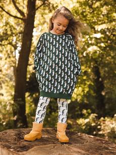 Penguin Xmas Sweater Dress Kinderen via SNURK