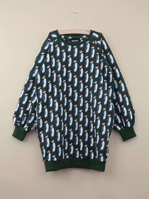 Penguin Xmas Sweater Dress Kinderen from SNURK