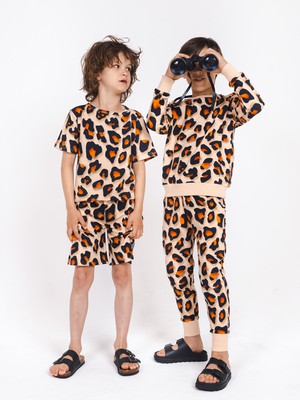 Paper Panther T-shirt en Korte broek set Kinderen from SNURK