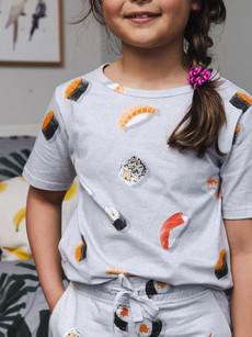 Sushi Sunday T-shirt Kinderen via SNURK