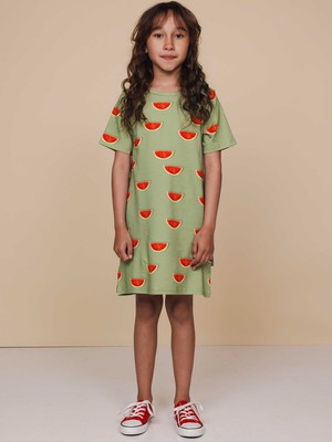 Watermelon T-shirt Dress Kinderen from SNURK