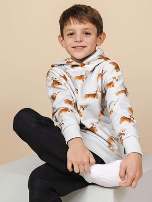 Corgi Time Oversized Hoodie Kinderen from SNURK