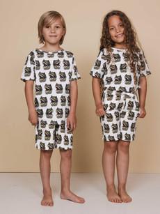 Dino T-shirt en Korte broek set Kinderen via SNURK