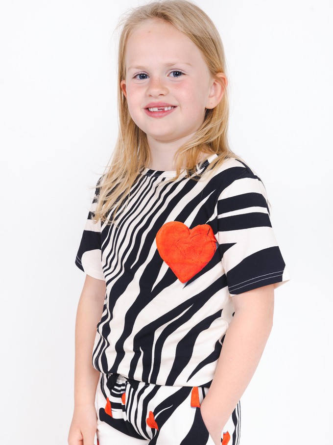 Zebra Love T-shirt Kinderen from SNURK