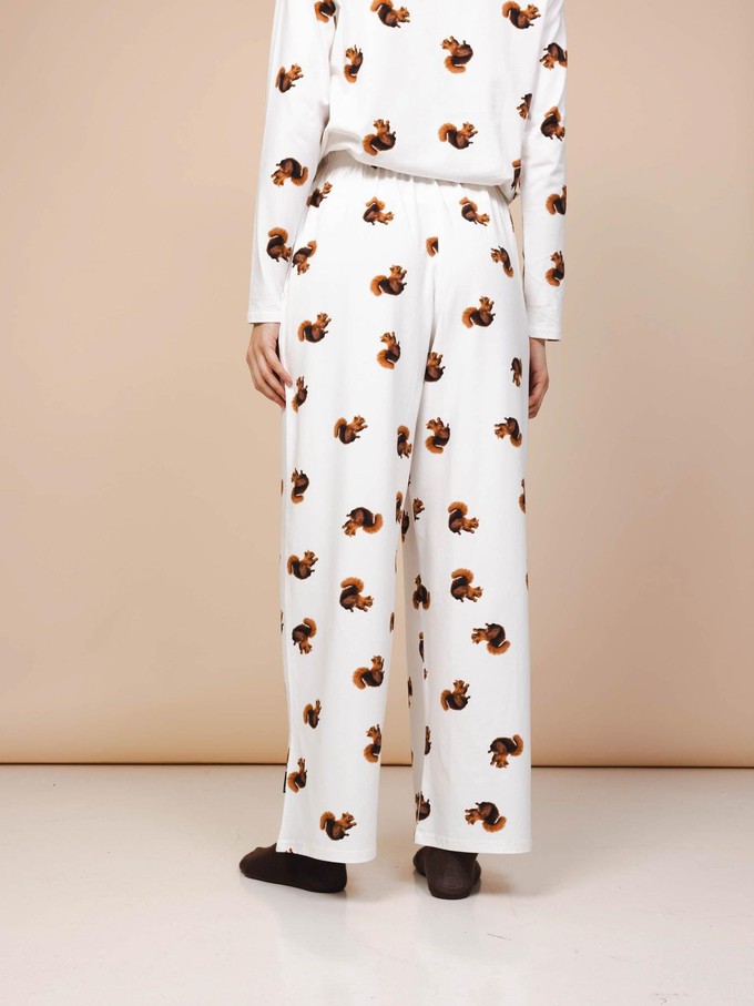 Squirrels T-shirt lange mouwen en Wijde broek set Dames from SNURK