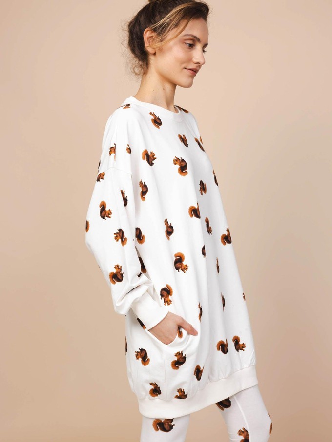 Squirrels Sweater Dress en Legging set Dames from SNURK