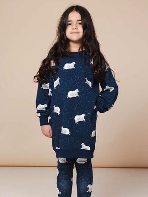 Counting Sheep Sweater Dress Kinderen from SNURK