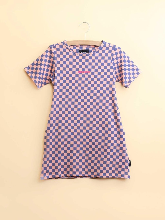 Check T-shirt Dress Kinderen from SNURK