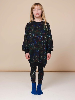 Xmas Lights Sweater Dress Kinderen from SNURK