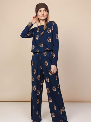 Pinecones T-shirt lange mouwen en Wijde broek set Dames from SNURK