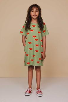 Watermelon T-shirt Dress Kinderen via SNURK