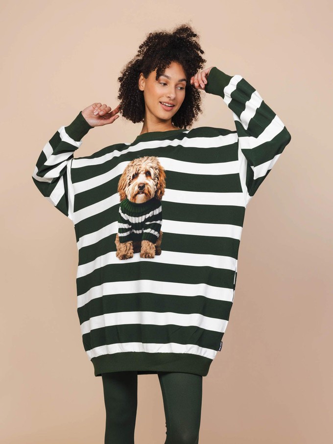 Labradoodle Sweater Dress en Legging set Dames from SNURK