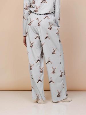 Bunny Bums T-shirt lange mouwen en Wijde broek set Dames from SNURK