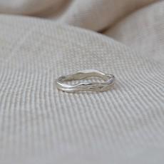 Wave Ring - Silver via Solitude the Label