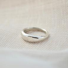 Chunky June Ring - Silver via Solitude the Label