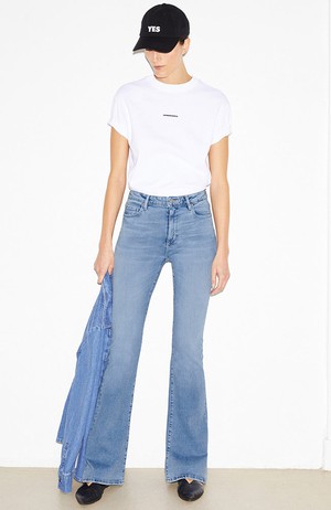 Anamaa flared jeans blue mist from Sophie Stone