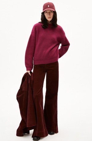 Murliaa corduroy broek cranberry from Sophie Stone