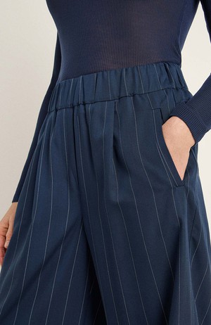 Krijtstreep broek navy from Sophie Stone