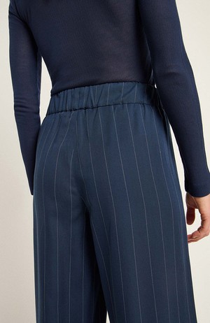 Krijtstreep broek navy from Sophie Stone