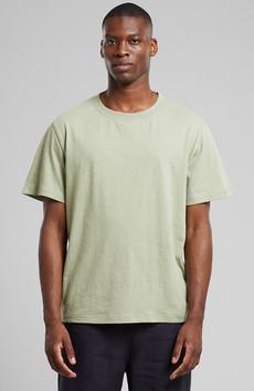 Gustavsberg Hemp Tea Green t-shirt via Sophie Stone