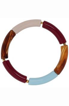 Arc en Ciel armband Burgundy via Sophie Stone