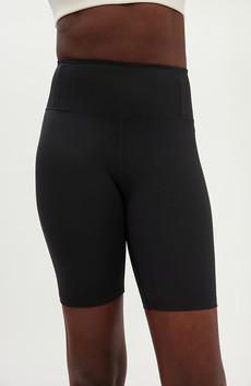 Float high-rise bike shorts black via Sophie Stone