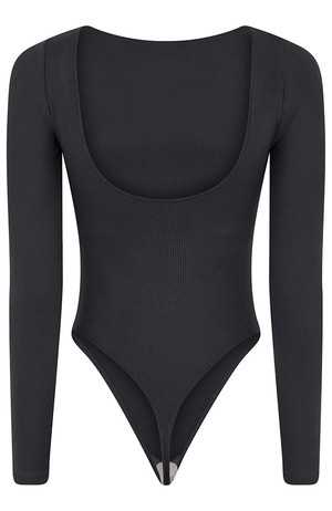 Ava bodysuit zwart from Sophie Stone