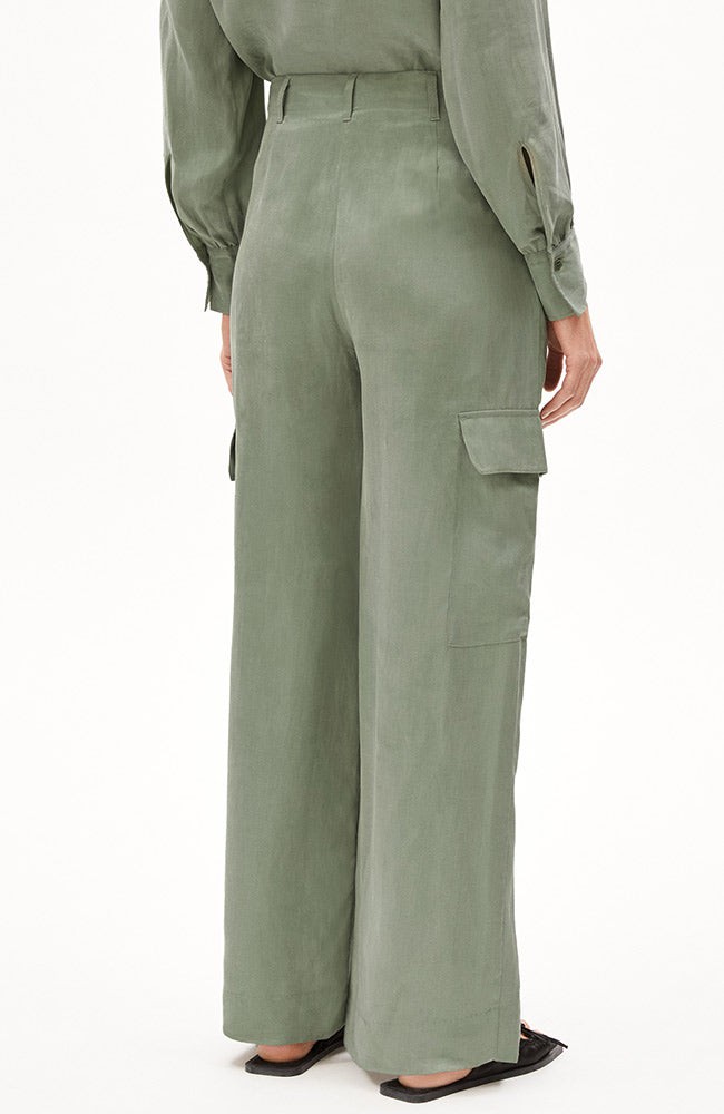 Catiaa broek grey green from Sophie Stone