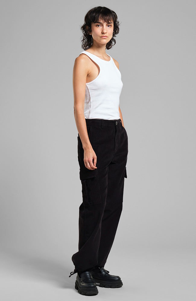 Bagarmossen cargo broek zwart from Sophie Stone