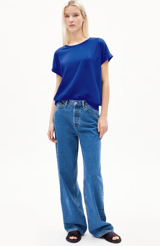 Idaara t-shirt lapis blue from Sophie Stone