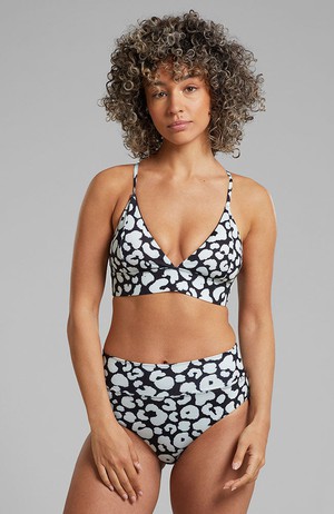 Bikinibroekje Slite leopard black from Sophie Stone