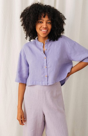 Sandon blouse purple from Sophie Stone