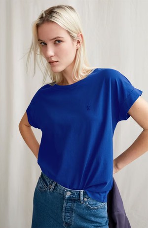 Idaara t-shirt lapis blue from Sophie Stone