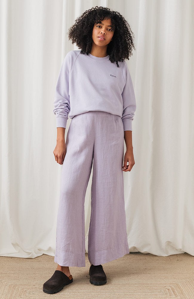 Leskov sweater light purple from Sophie Stone