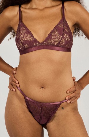 Gina bra burgundy from Sophie Stone