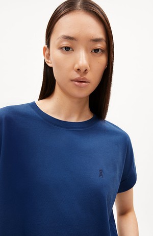 Idaara t-shirt faded indigo from Sophie Stone