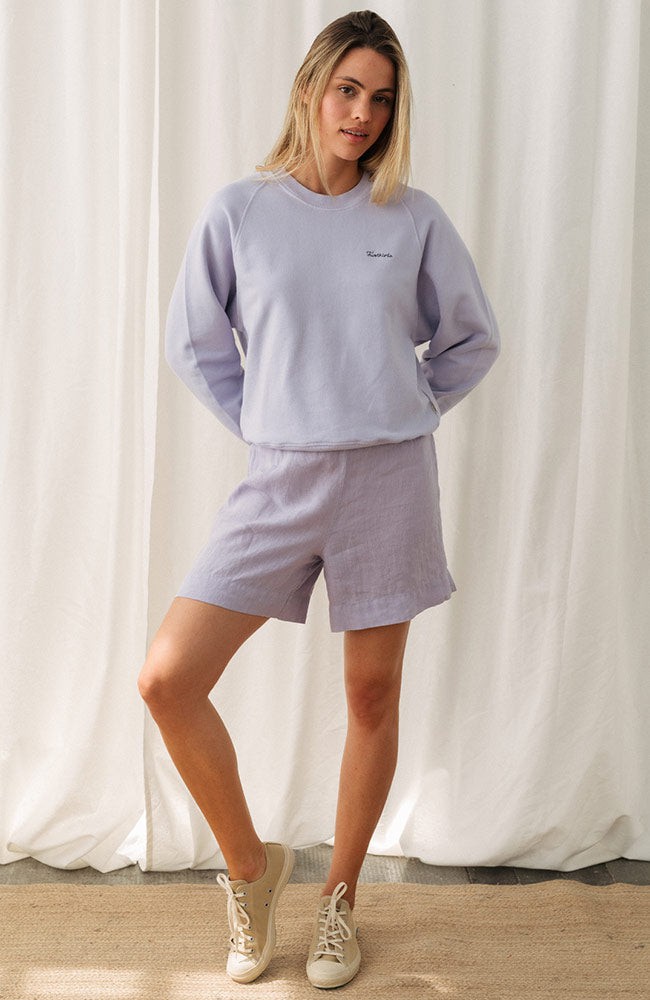 Leskov sweater light purple from Sophie Stone