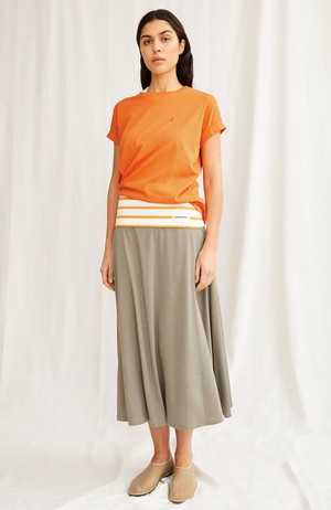 Idaara t-shirt light tangerine from Sophie Stone