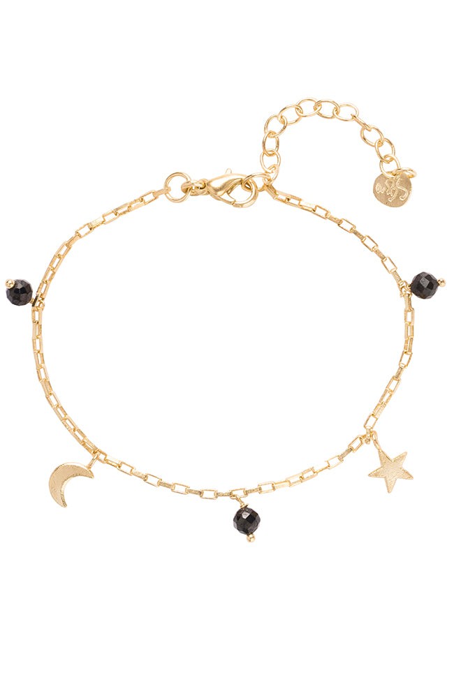 Charmed armband black onyx from Sophie Stone