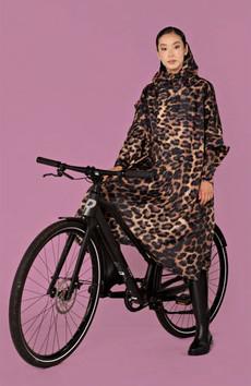 Dark Leopard Poncho via Sophie Stone