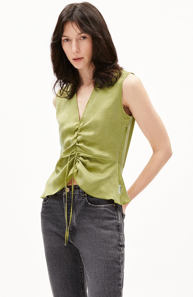 Sislaa top new moss from Sophie Stone