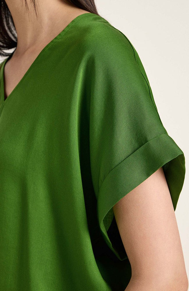 Tencel blouse groen from Sophie Stone