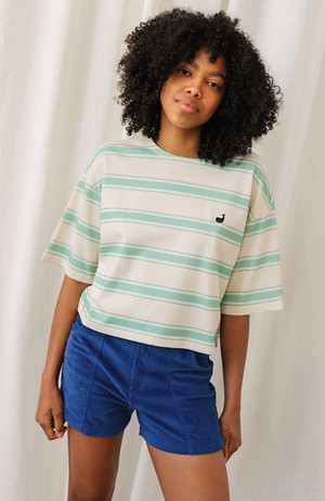 Fingal cropped shirt mint from Sophie Stone