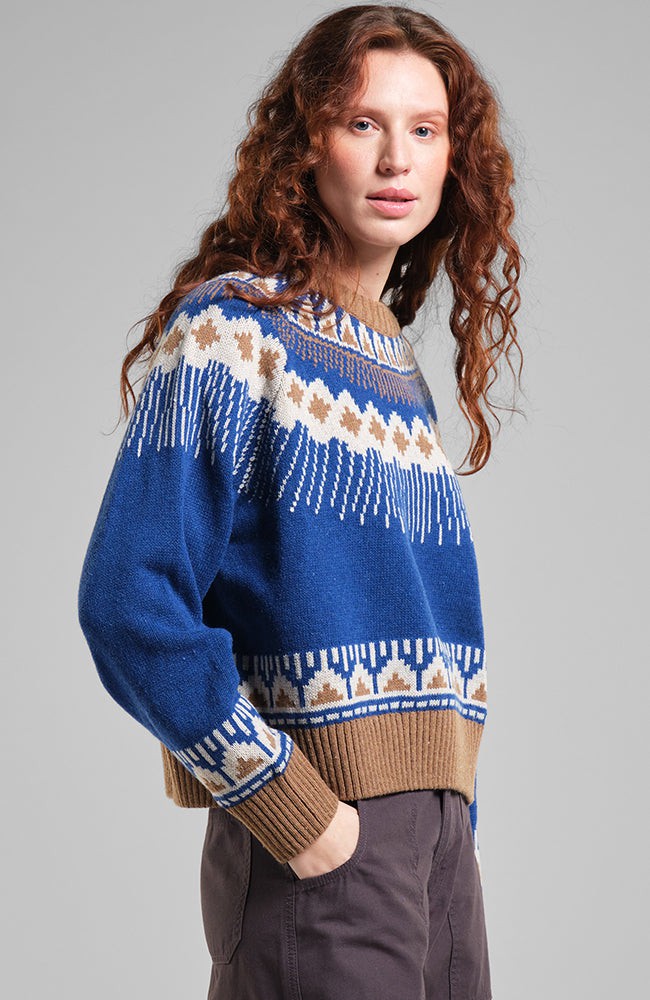 Senja Fair Isle trui from Sophie Stone