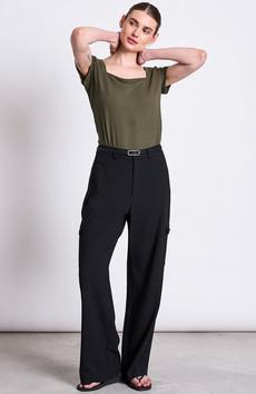 Arima top dark olive via Sophie Stone