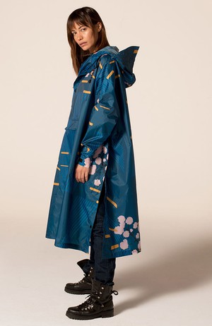 Japanese Blossom Poncho from Sophie Stone