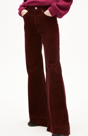 Murliaa corduroy broek cranberry from Sophie Stone