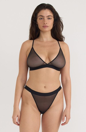 Mesh triangle bralette from Sophie Stone