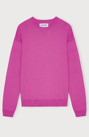 Sweater boxy crewneck roze from Sophie Stone